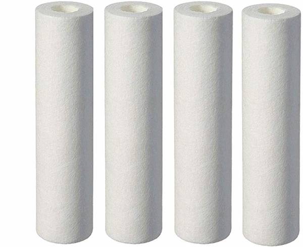 GE FILTRATION Spun Filter Candle 10 inch /Outer Filter/Cartridge/Compatible with all domestic water purifiers pack of 4 Solid Filter Cartridge