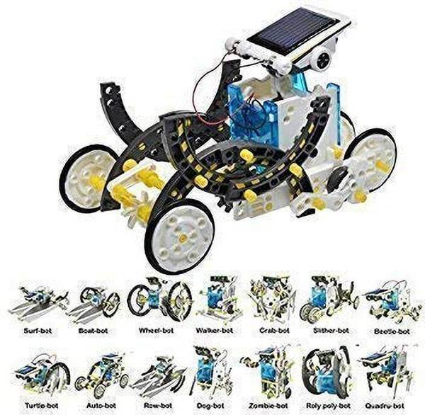 b.h.fashion 13 in 1 Solar Robot Kit Toys for Kids, Educational and Learning Robotic Kit