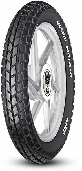MRF 3.25-16 MOTO-D TYRE AND TUBE SET 3.25-16 Front & Rear Two Wheeler Tyre