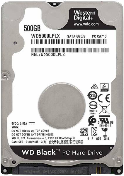 WD Blue 500 GB Laptop Internal Hard Disk Drive (HDD) (WD5000LPLX)