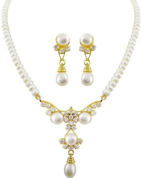 Jagdamba discount pearls set