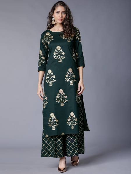 Vishudh Women Kurta Palazzo Set