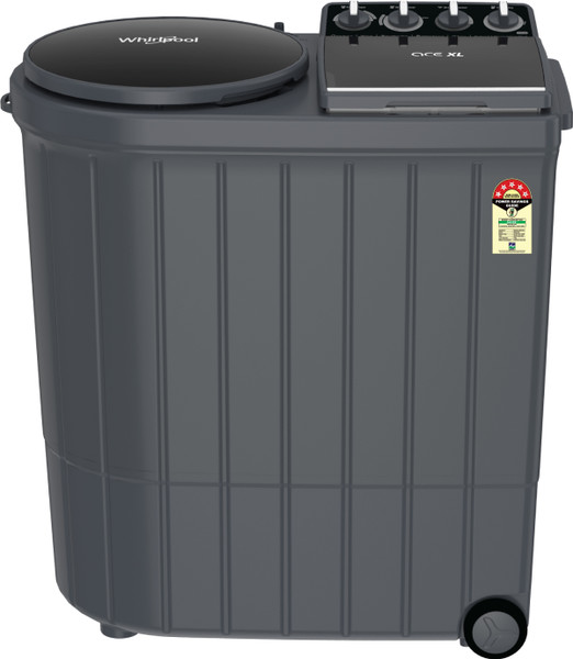 Whirlpool 9 kg 5 Star, Hard Water wash Semi Automatic Top Load Washing Machine Grey