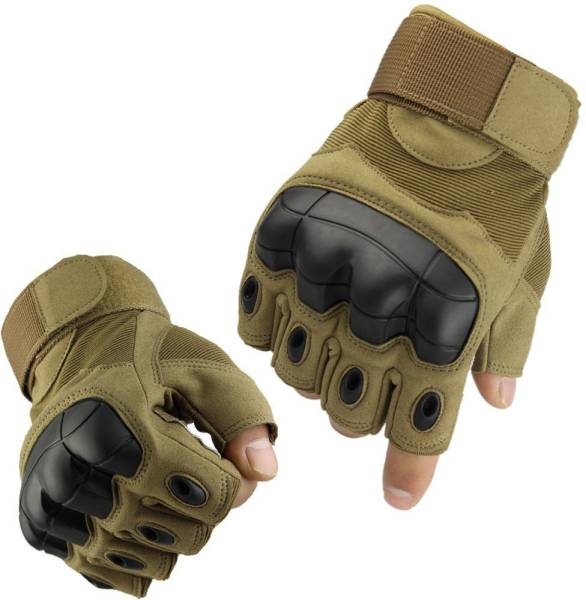 JUSTIFIT Half Finger Tactical Gloves Military Army Shooting Hunting Climbing Cycling Gym & Fitness Gloves