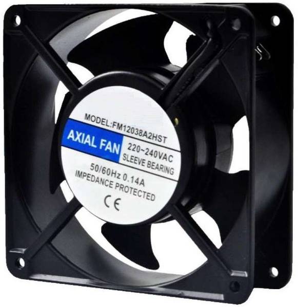 BALRAMA 220V AC 4 inch Metal Body Axial Fan AC Cooling Fan Panel Fan 4 Brushless Blower 38 mm Exhaust Fan