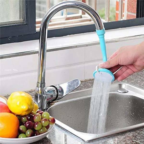 WHITEIBIS Adjustable Kitchen Sink Tap Faucet , with 2 Types Water Flows Faucet Nozzle