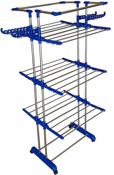 Steel floor cloth online dryer stand