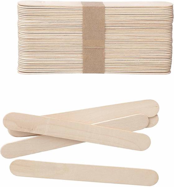 Arman Developrs Popsicle Sticks, (150 pc), 4-1/2" Length, Poplar Wooden Ice Cream Sticks, Great Bulk Sticks for Crafts