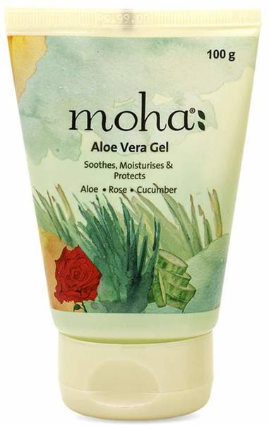 Moha Aloe vera Gel enriched With Rose and Cucumber (100 gm)
