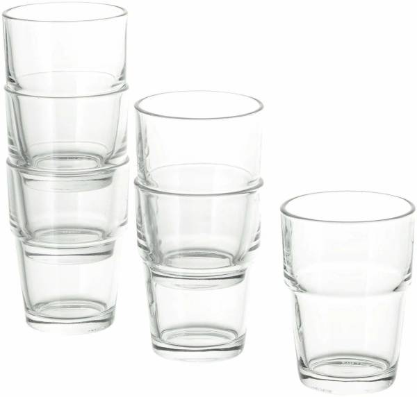 IKEA (Pack of 6) 20137851 Glass Set Water/Juice Glass