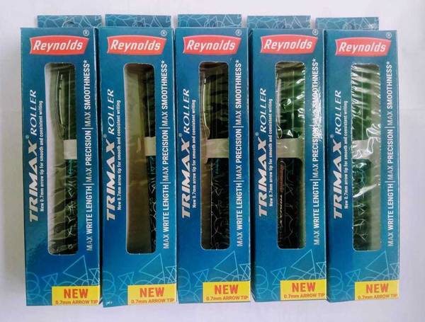 Reynolds TRIMAX ( 0.7MM ) ARROW TIP ROLLER,BLUE Gel Pen
