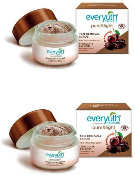 Everyuth Naturals PURE & LIGHT TAN REMOVAL SCRUB 50 ML (PACK OF 2) #23 Scrub