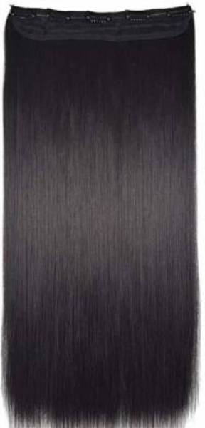 D-DIVINE Natural Black Straight Clip In Hair Extension