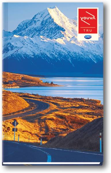 NAVNEET Youva Case Bound Long Book - Wonderland Series 21x33 cm Regular Notebook Unruled 384 Pages