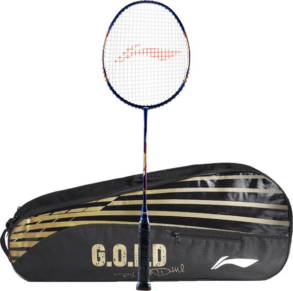 Li-Ning PVS 903 - PV Sindhu Signature Series Blue Red Gold Badminton Racquet G4 - 8.25 cm (pack of 1,86 gm)