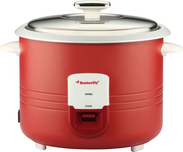 Butterfly Wave 1 8 L Rice Cooker Red Price In India Specifications Comparison 21st November 2021 Pricee Com