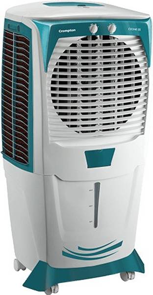 CROMPTON 75 L Desert Air Cooler  (WHITE / green, OZONE 75)