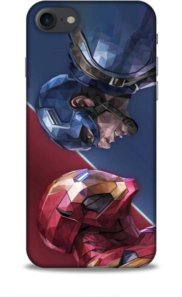 MAPPLE Back Cover for Apple iPhone 7 (Iron Man / Captain / Marvel / Superhero / Avengers)