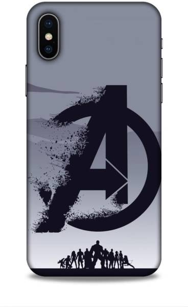 MAPPLE Back Cover for Apple iPhone X (Avengers / Marvel / A / Letter / Superhero)