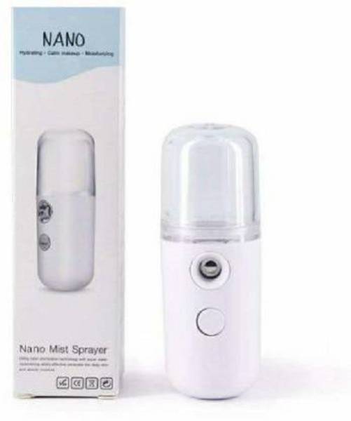 Dvis Mini Sanitizer Nano Mini Fog Machine to Sanitizeyour Car, Currency, Mobile Phone etc in White Color. Vaporizer
