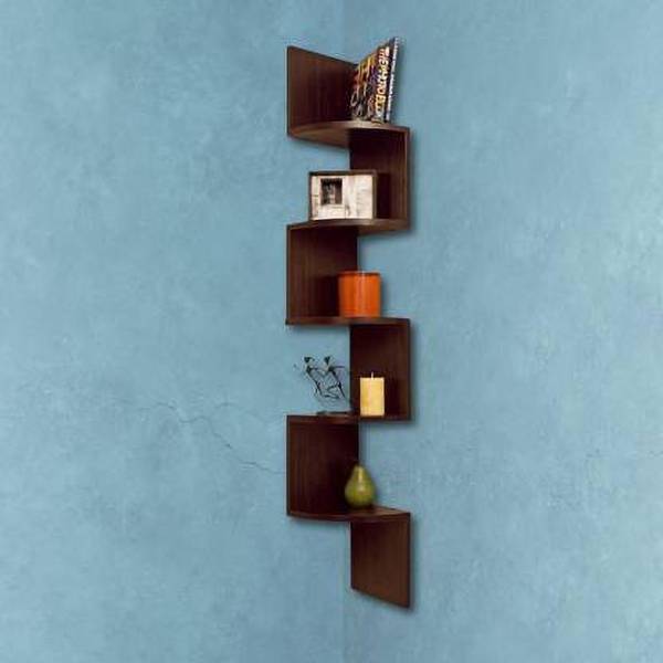 national engineering Zigzag Shelf Corner Wall Shelf Corner Rack