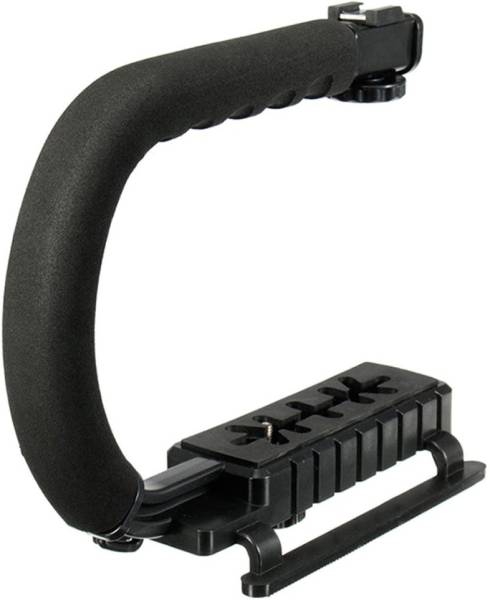 WON Universal Stabilizer C-Shape Bracket Video Handheld Grip for DSLR DV Camera (Black) Universal Stabilizer C-Shape Bracket Video Handheld Grip for D...
