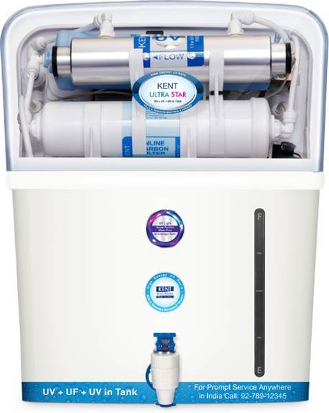 Kent Ultra Star 7L UV+UF Water Purifier (White)