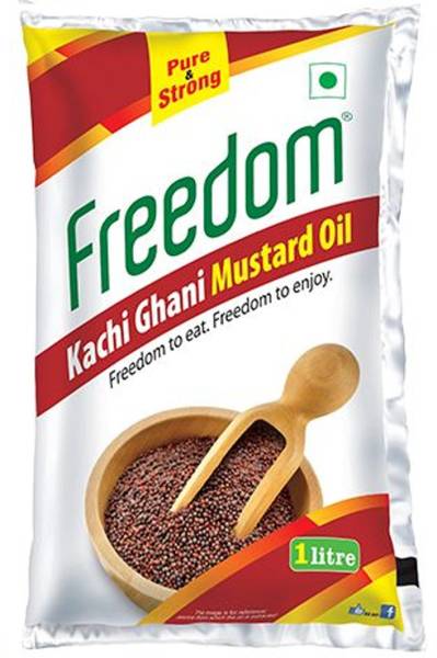 Freedom Kachi Ghani Mustard Oil Pouch