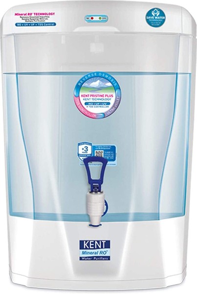 Kent Pristine Plus 8L RO+UV+UF+TDS Water Purifier (White)