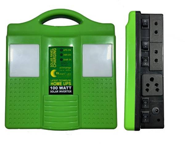 WAISPRO 100 Watt AC Home Light System (3 CFL Inverter) Square Wave Inverter