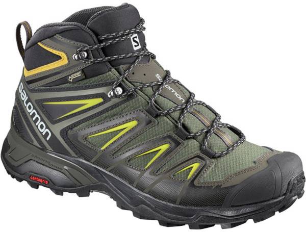 SALOMON X Ultra 3 GTX Waterproof Mid Ankle Hiking & Trekking Shoes For Men