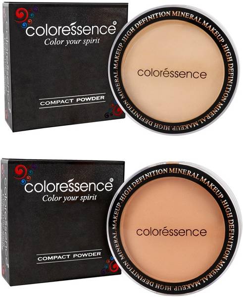 COLORESSENCE BEIGE+ DUSKY COMPACT POWDER 10G * 2 PCS {8665} Compact