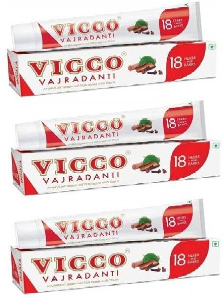 VICCO TOOTH PASTE 100G * 3 (PACK OF 3) Toothpaste