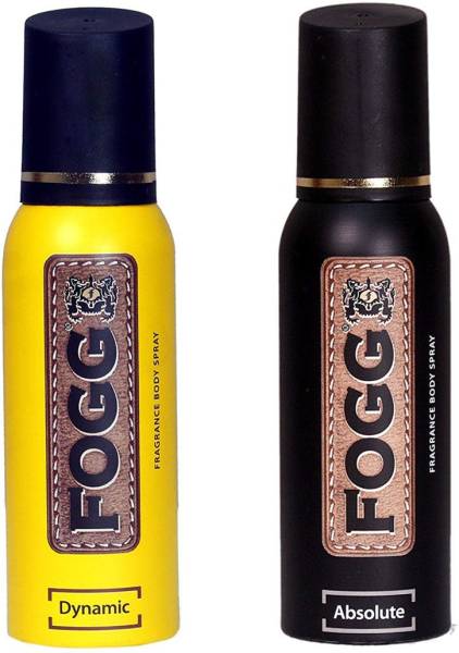 FOGG ABSOLUTE & DYNAMIC Fragrance Body Spray (2X150ml) Body Spray - For Men & Women