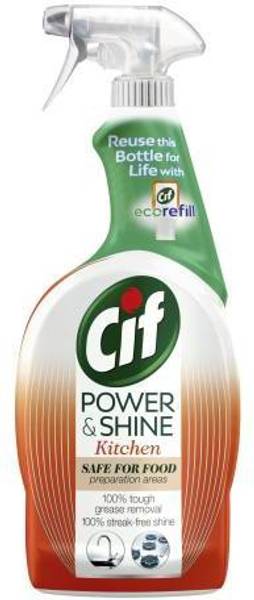 Cif Power & Shine Eco Refill Kitchen Cleaner 700ml Kitchen Cleaner