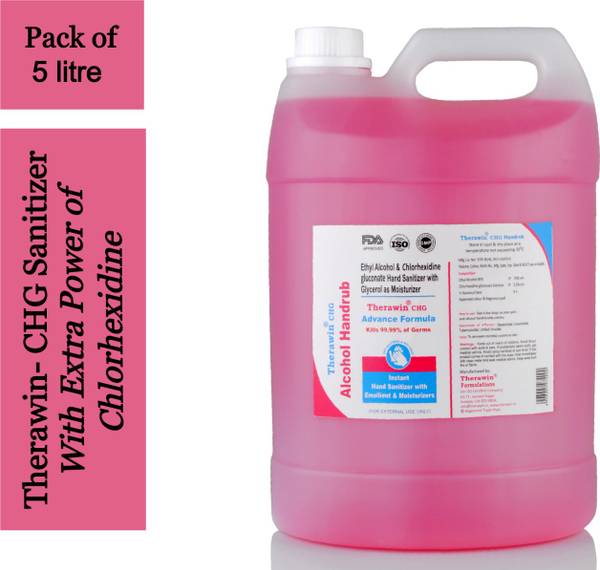 Therawin Sanitizer with Chlorhexidine Hand Sanitizer Can