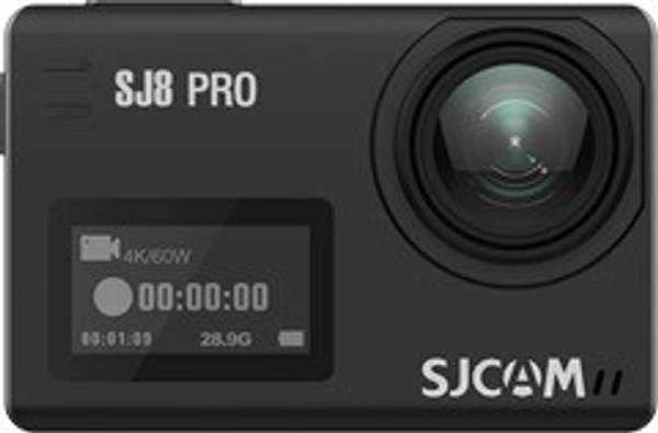 SJCAM SJ8 Pro Native 4K 60fps Wifi Action Camera 2.33" IPS Retina Display Type C Port Waterproof - Black Full Set Sports and Action Camera