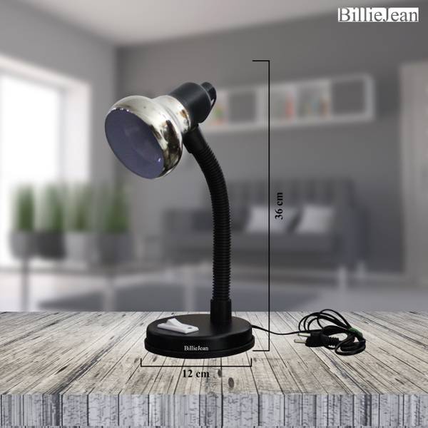 Wemex Matte Black S.O.N.Y Chrome Table Lamp