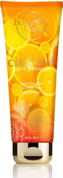 Body Cupid Citrus Love Shower Gel - 200 mL - No Sulphates,No Parabens