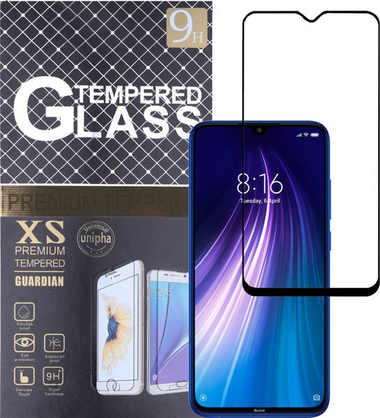ambera Edge To Edge Tempered Glass for MI Redmi Note 8