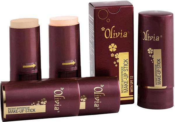 Olivia Instant Waterproof Makeup Stick Natural 03 and Touch & Glow 05 Concealer 15g SPF 12 Concealer