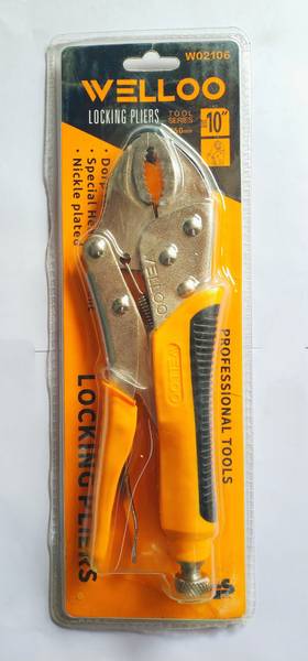 WELLOO Vice Grip Plier 10" (Locking Plier) Heavy DUty Punch Plier
