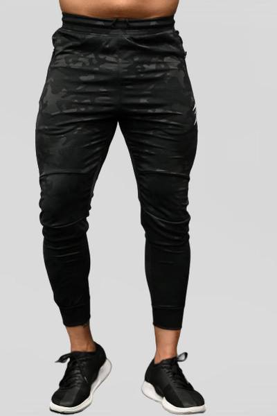 FuaarK Self Design Men Black Track Pants