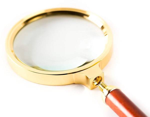 Mcare 100mm Magnifying Glass 10X High Power zoom Magnifying Glass for Reading, jewelry 100mm Used for viewing details of maps, objects
