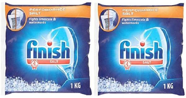 Finish Dishwashing Salt 1KG Pack Of 2 Dishwashing Detergent