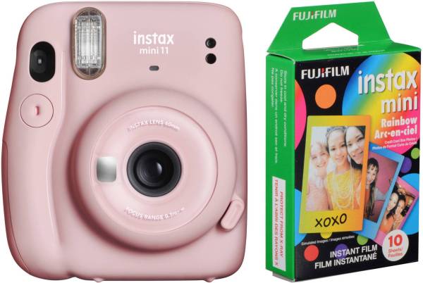 FUJIFILM Instax Mini 11 with Rainbow Instant Camera