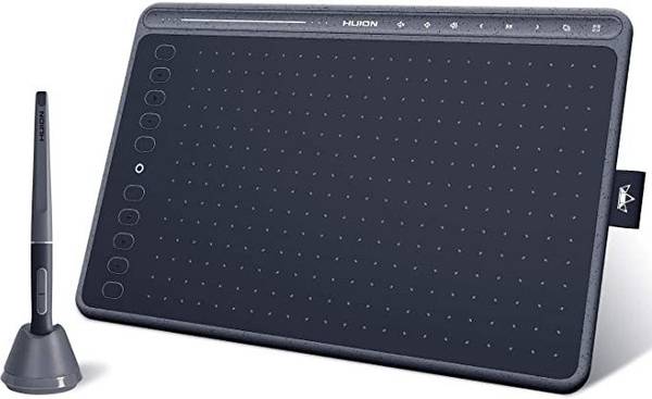 HUION HS611  space grey 10.1 x 6.35 inch Graphics Tablet  (space grey)