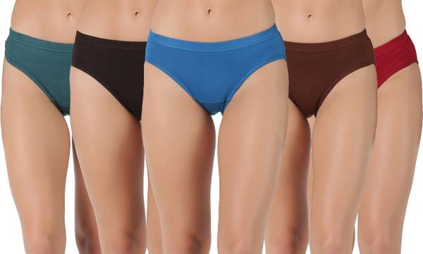 Dollar Dollar Lehar Super Combed Cotton Women's Plain Solid Panty Women Hipster Multicolor Panty