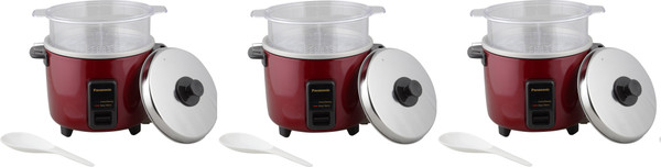 Panasonic SR-WA10HS 2.7 L Rice Cooker (Burgundy)