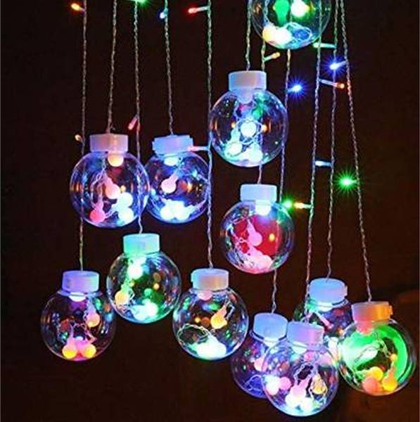 SellRider 12 LEDs 1.63 m Multicolor Flickering Ball Rice Lights